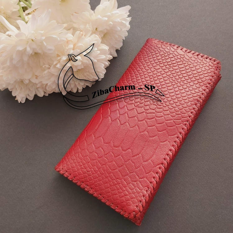 کیف پول چرم طبیعی دست دوز جا دار